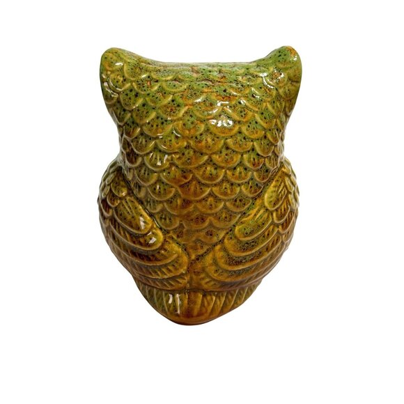 Vintage Ceramic Decorative Owl Figurine - Picture 3 of 6